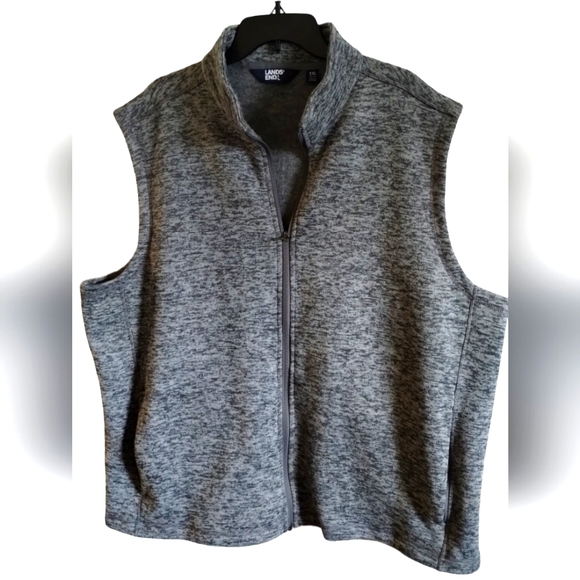 Lands' End Jackets & Coats Big Mens Lands End Fleece Vest Poshmark